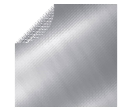 ezüst polietilén medencetakaró 488 cm