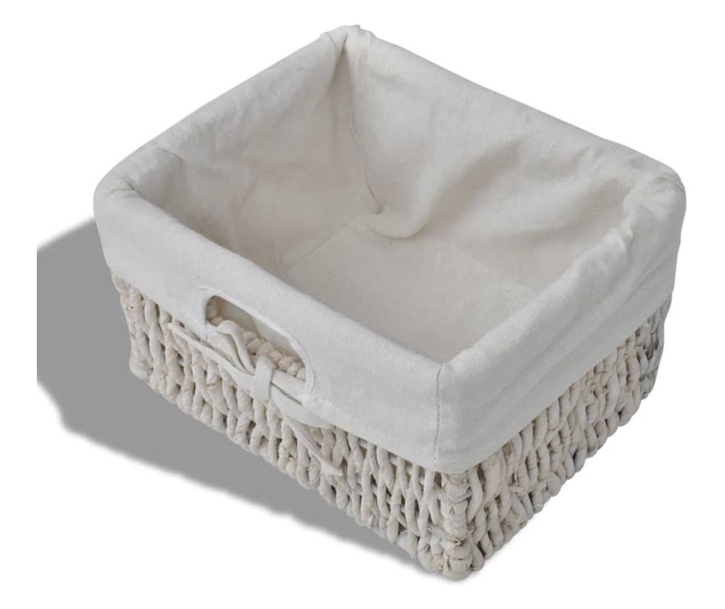 Raft de perete, alb, 60 x 23,5 x 33 cm, lemn de paulownia - 7