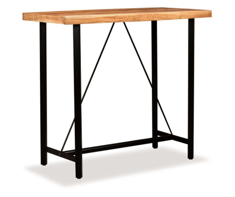 Barska miza trden akacijev les 120x60x107 cm