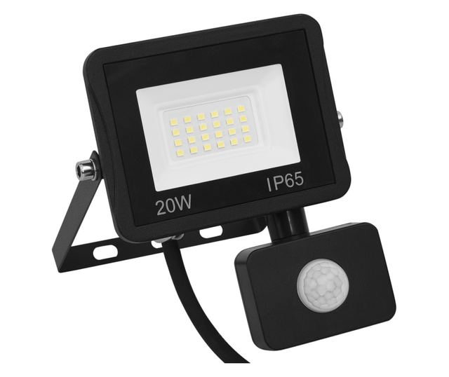 hideg fehér fényű szenzoros LED-reflektor 20 W