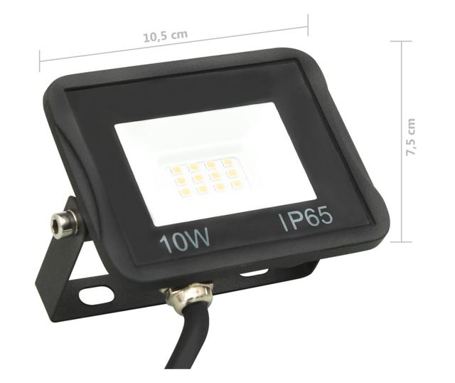 meleg fehér fényű LED-es reflektor 10 W