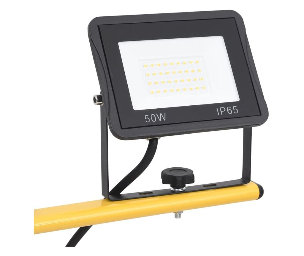 meleg fehér fényű háromlábú LED-es reflektor 2 x 50 W - 11