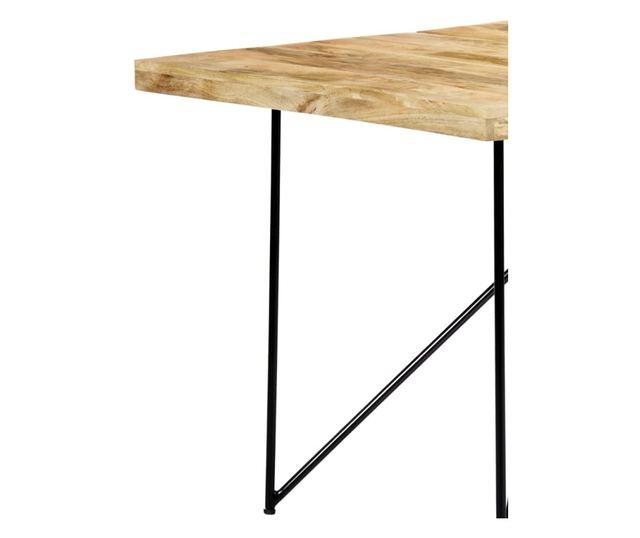 Кухненска маса, 180 х 90 х 76 см, масивно мангово дърво