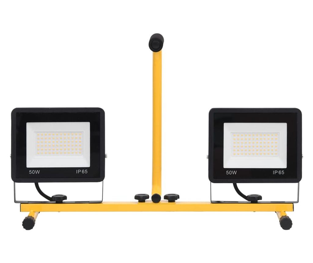 meleg fehér fényű fogantyúval ellátott LED-es reflektor 2x50 W - 7