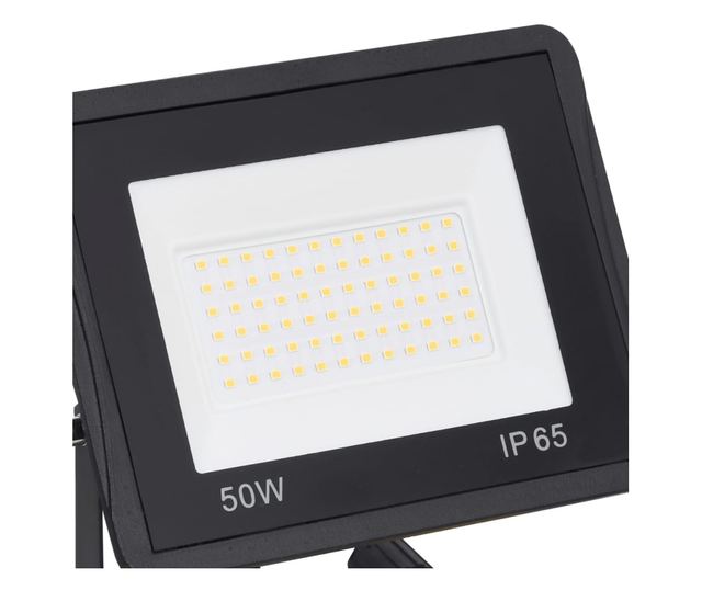 meleg fehér fényű fogantyúval ellátott LED-es reflektor 2x50 W