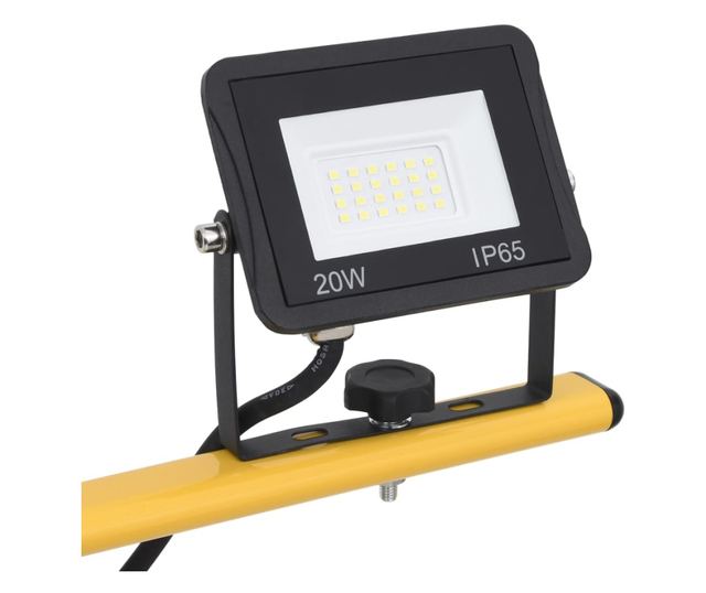 hideg fehér fényű háromlábú LED-es reflektor 2 x 20 W