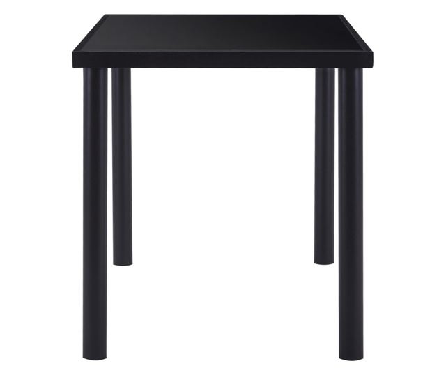 Set kuhinjskog namještaja, 9 komada, bijela, ekološka koža