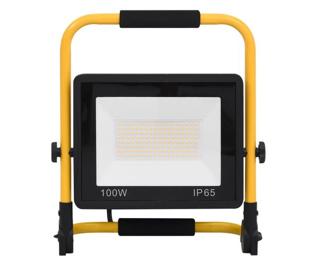 meleg fehér fényű fogantyúval ellátott LED-es reflektor 100 W