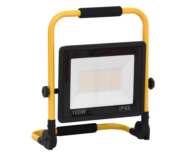 meleg fehér fényű fogantyúval ellátott LED-es reflektor 100 W