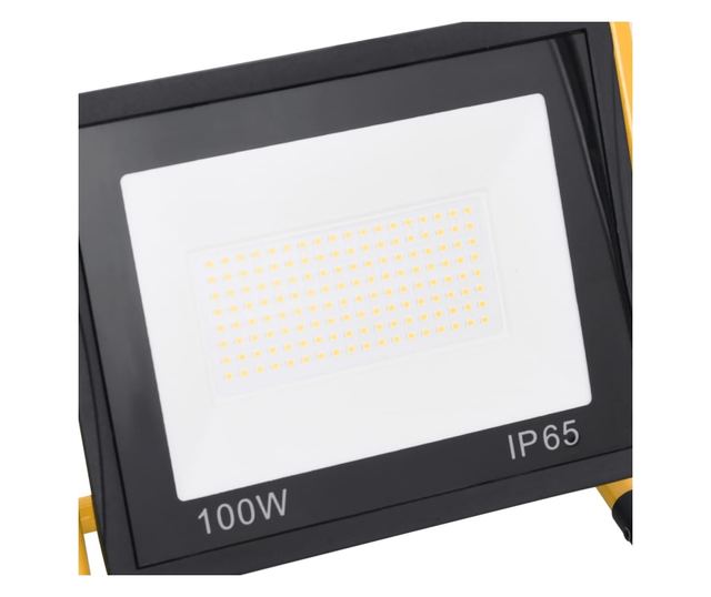 meleg fehér fényű fogantyúval ellátott LED-es reflektor 100 W