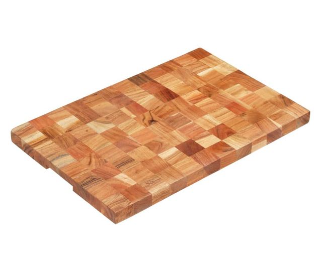 Daska za rezanje 60 x 40 x 3,8 cm od masivnog bagremovog drva