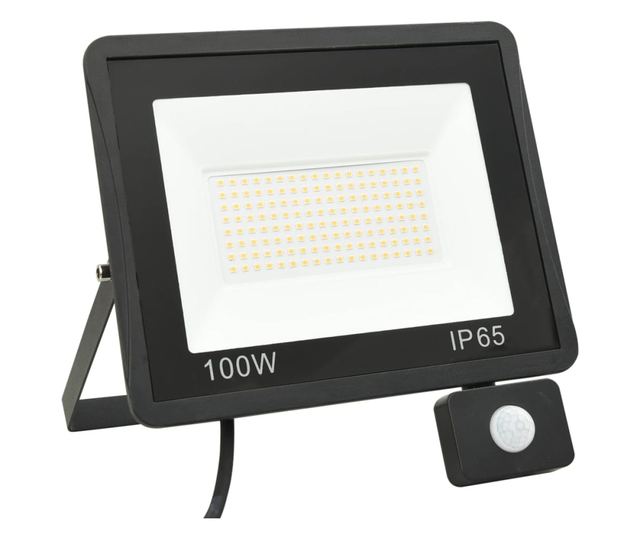 meleg fehér fényű szenzoros LED-reflektor 100 W