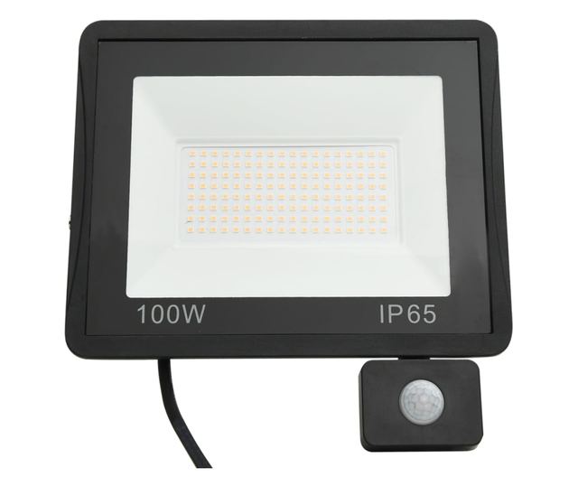meleg fehér fényű szenzoros LED-reflektor 100 W