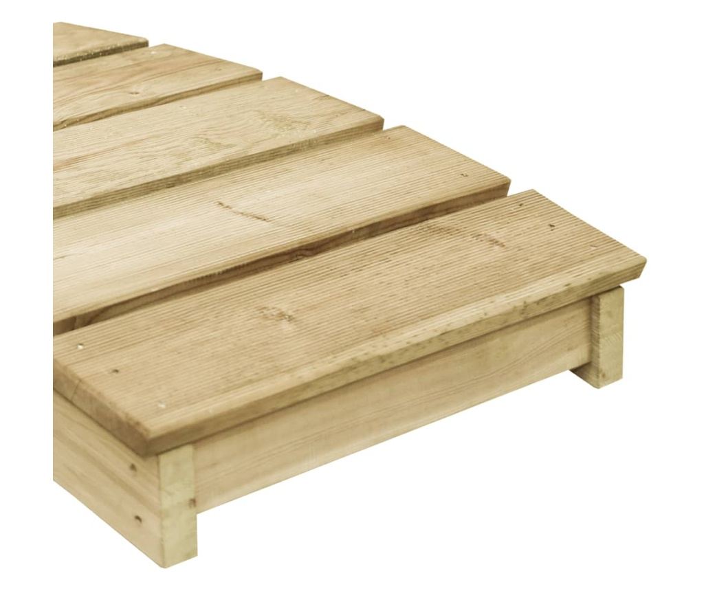 Vrtni most, 170 x 74 cm, obrađeni bor - 4