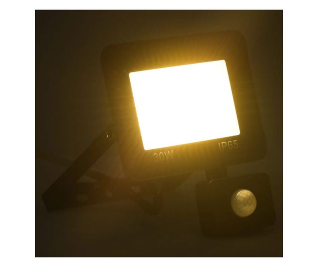 meleg fehér fényű szenzoros LED-reflektor 30 W