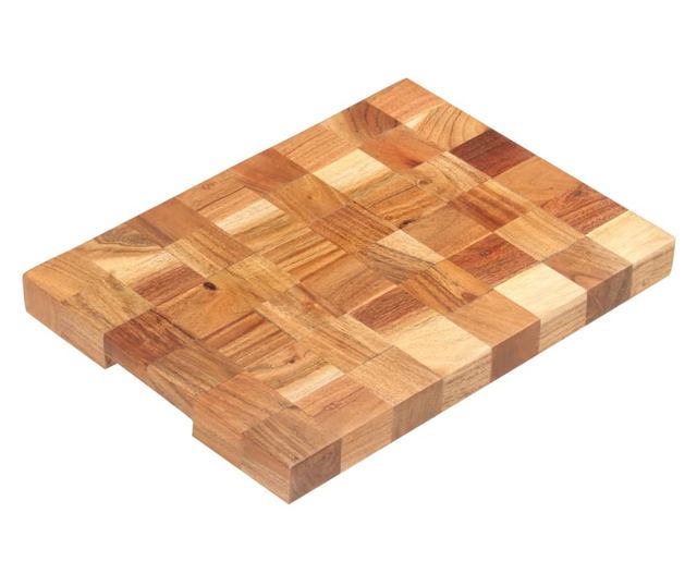 Daska za rezanje 40 x 30 x 3,8 cm od masivnog bagremovog drva
