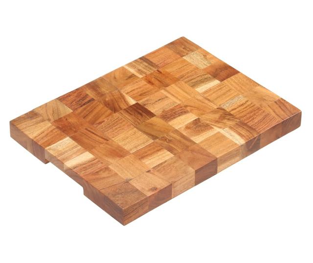 Daska za rezanje 40 x 30 x 3,8 cm od masivnog bagremovog drva