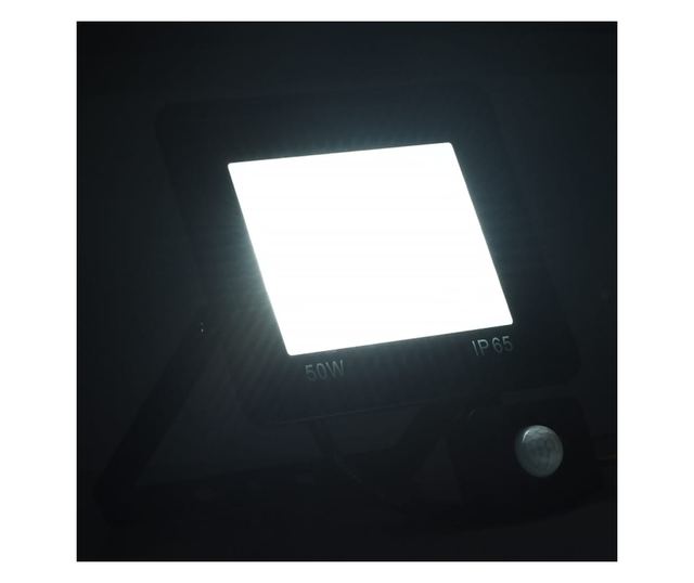 hideg fehér fényű szenzoros LED-reflektor 50 W