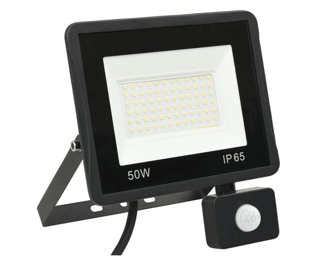 hideg fehér fényű szenzoros LED-reflektor 50 W
