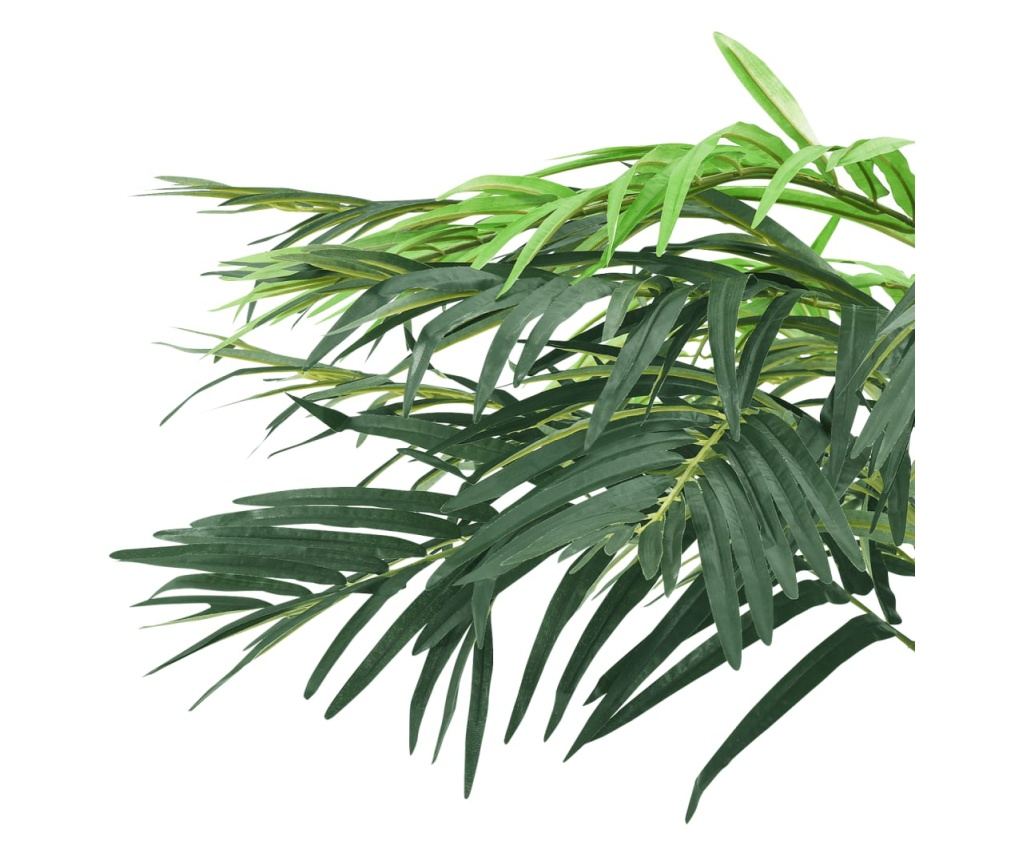 Umjetna biljka palma feniks s loncem, zelena, 215 cm - 3