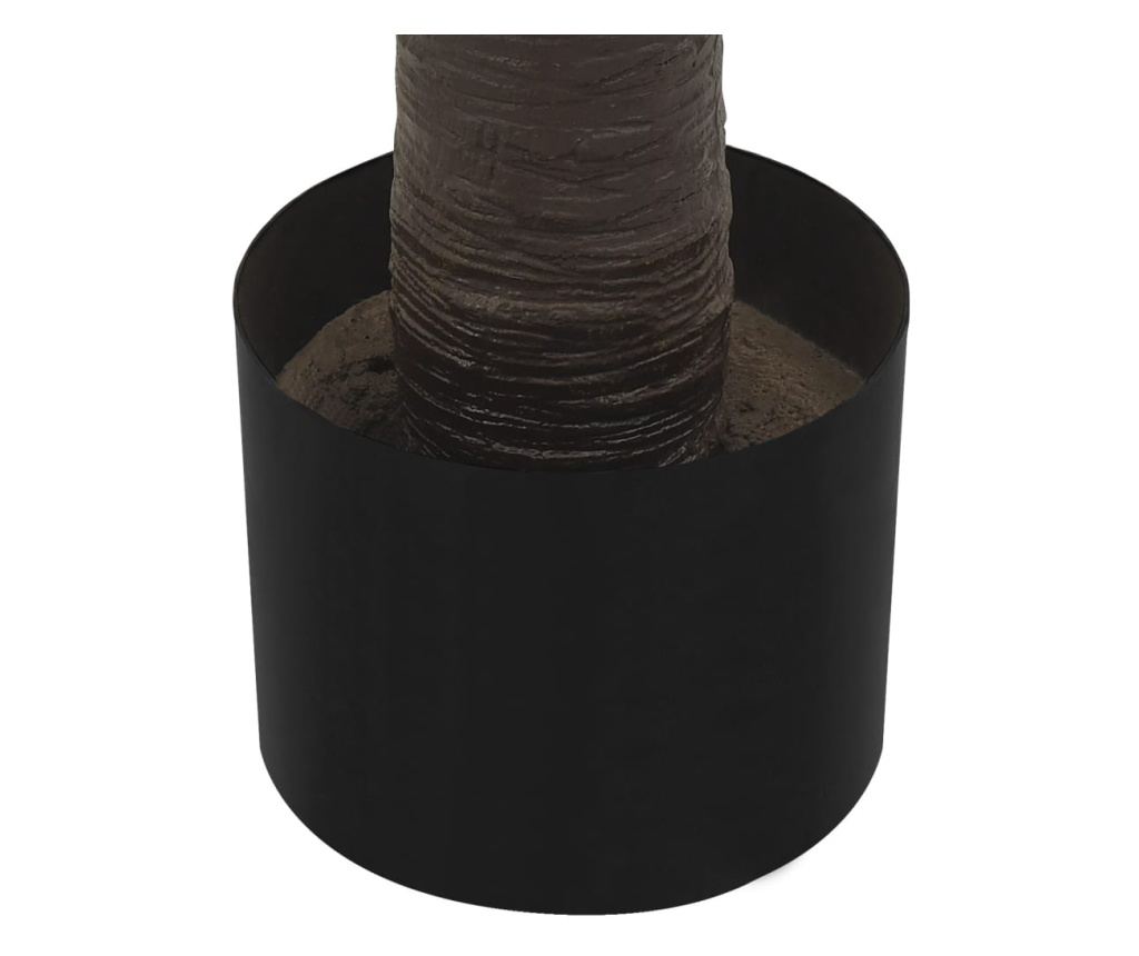 Umjetna biljka palma feniks s loncem, zelena, 215 cm - 5