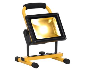 meleg fehér fényű újratölthető fogantyús LED-es reflektor 30 W