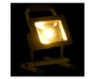 meleg fehér fényű újratölthető fogantyús LED-es reflektor 30 W