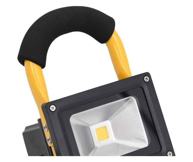 meleg fehér fényű újratölthető fogantyús LED-es reflektor 30 W