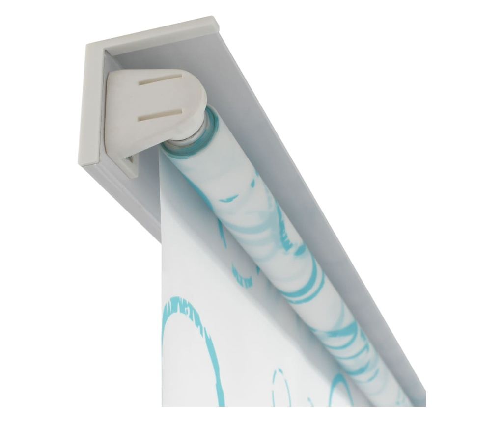 Rolo zastor za tuš 160 x 240 cm s uzorkom mjehurića - 6