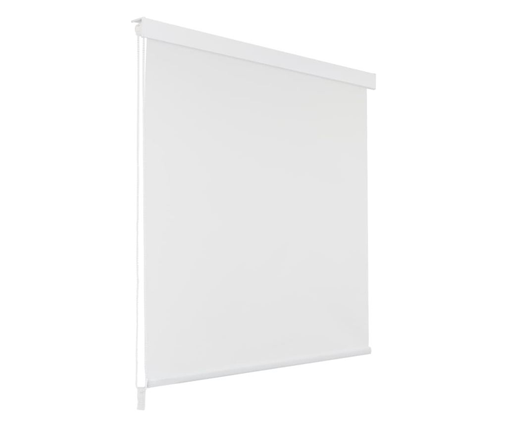 Rolo zastor za tuš 140 x 240 cm bijeli - 2