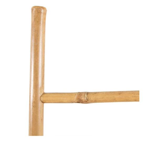 Bambusowa drabinka na ręczniki, 5 szczebli, 150 cm