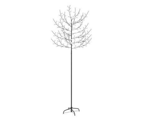 Božićno drvce s 220 LED žarulja hladno bijelo svjetlo 220 cm