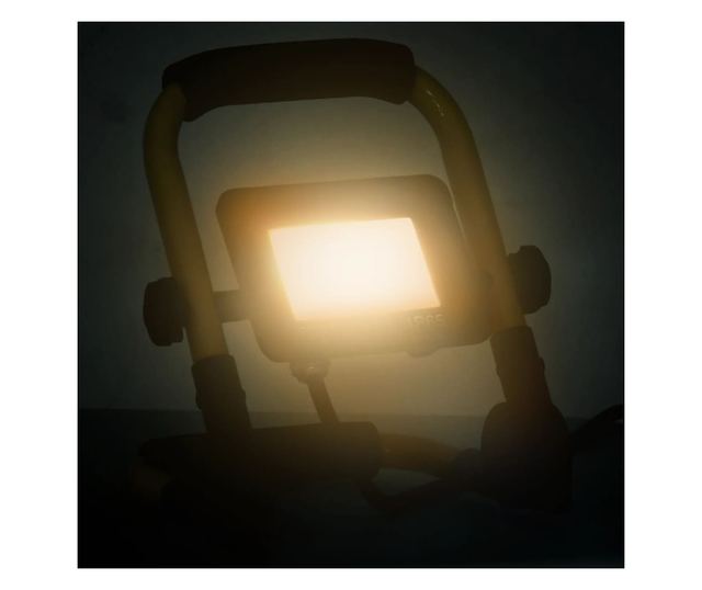 meleg fehér fényű fogantyúval ellátott LED-es reflektor 20 W