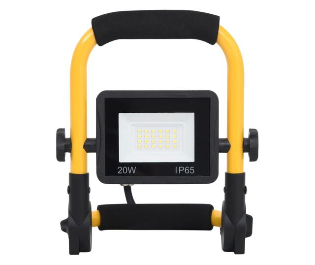 meleg fehér fényű fogantyúval ellátott LED-es reflektor 20 W