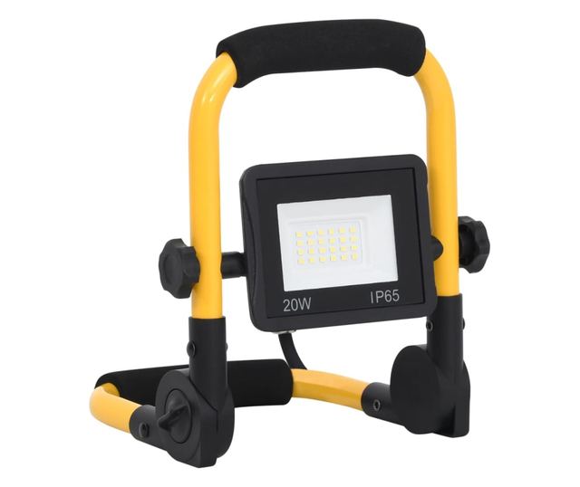 meleg fehér fényű fogantyúval ellátott LED-es reflektor 20 W