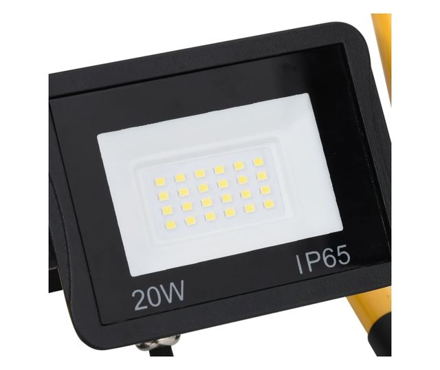 meleg fehér fényű fogantyúval ellátott LED-es reflektor 20 W