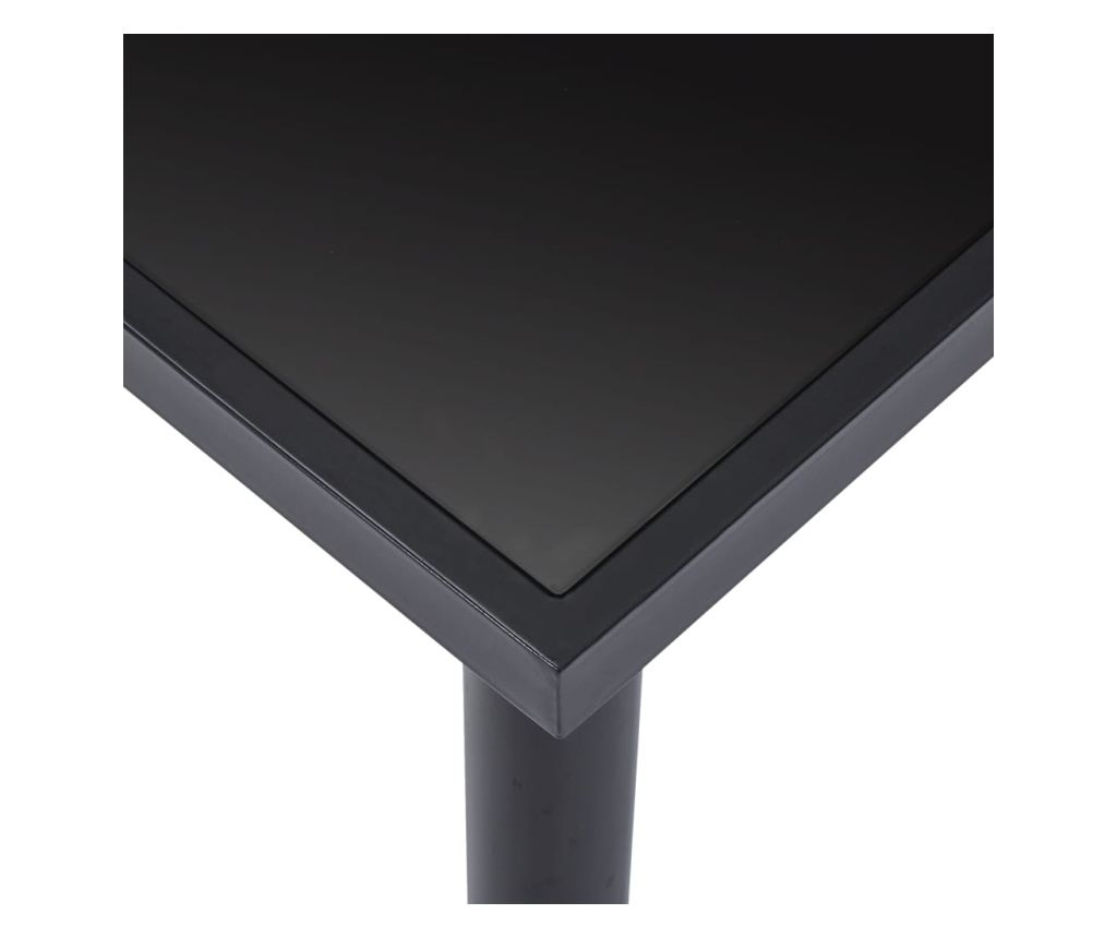 Set kuhinjskog namještaja, 7 dijelova, smeđa, umjetna koža - 5