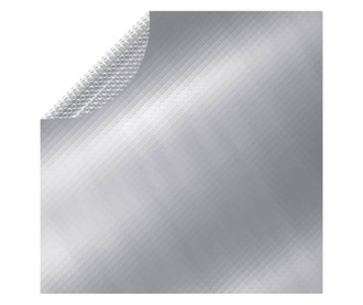 ezüst polietilén medencetakaró 455 cm