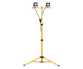 meleg fehér fényű háromlábú LED-es reflektor 2 x 10 W