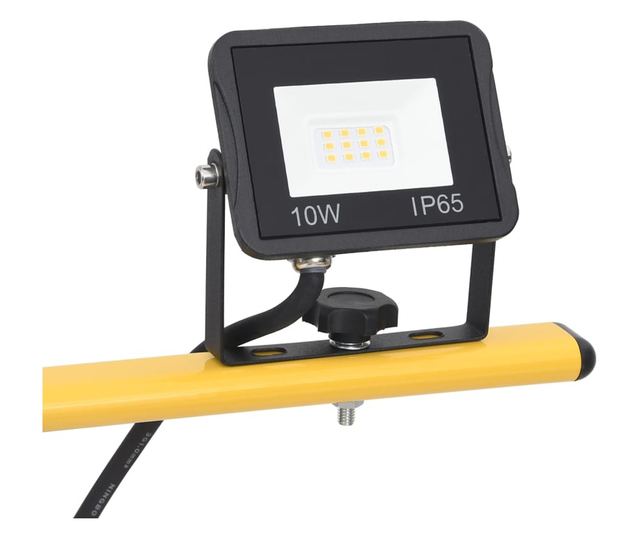 meleg fehér fényű háromlábú LED-es reflektor 2 x 10 W