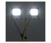 hideg fehér fényű háromlábú LED-es reflektor 2 x 50 W