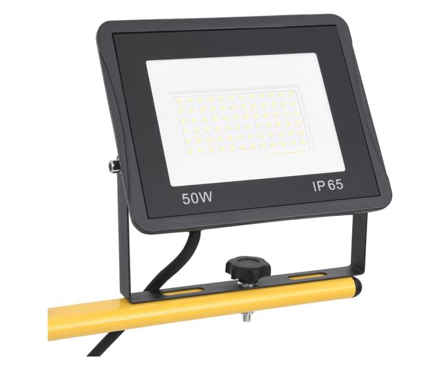hideg fehér fényű háromlábú LED-es reflektor 2 x 50 W