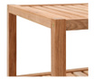 Półka łazienkowa z drewna orzechowego, 65x40x55 cm