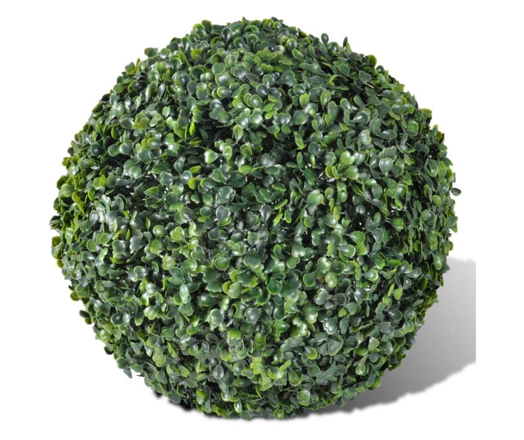 Umjetni ukrasni grmovi kugla na stabljici, 2 kom., 27 cm - 2