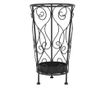 Stalak za kišobrane vintage stil od metala 26 x 46 cm crni
