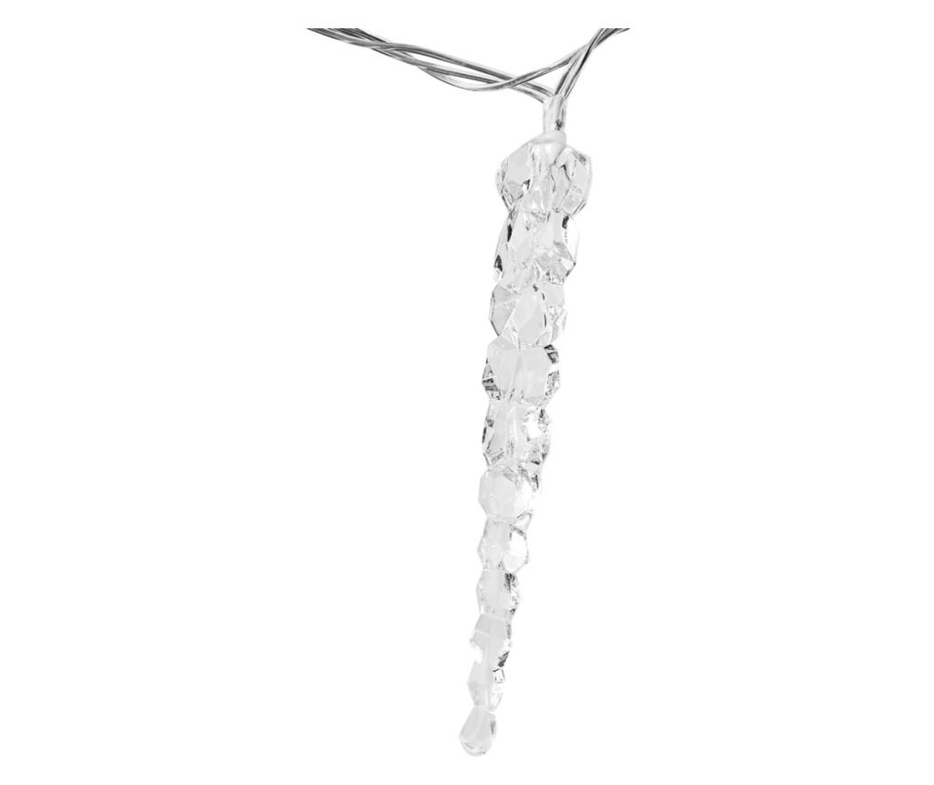 Božićne svjetiljke ledenice 40 kom. hladno bijelo akril daljinski upravljač - 6