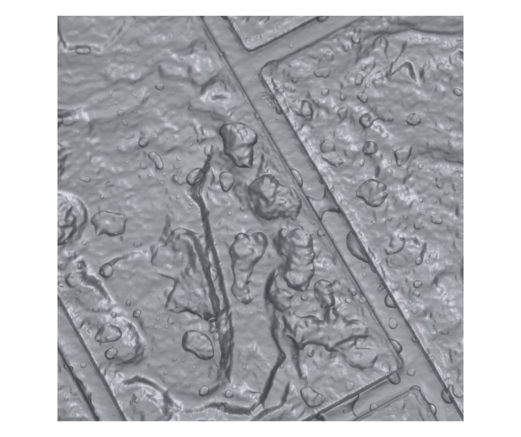 Samoljepljiva 3D zidna tapeta, 20 kom., antracit, uzorak cigle - 5