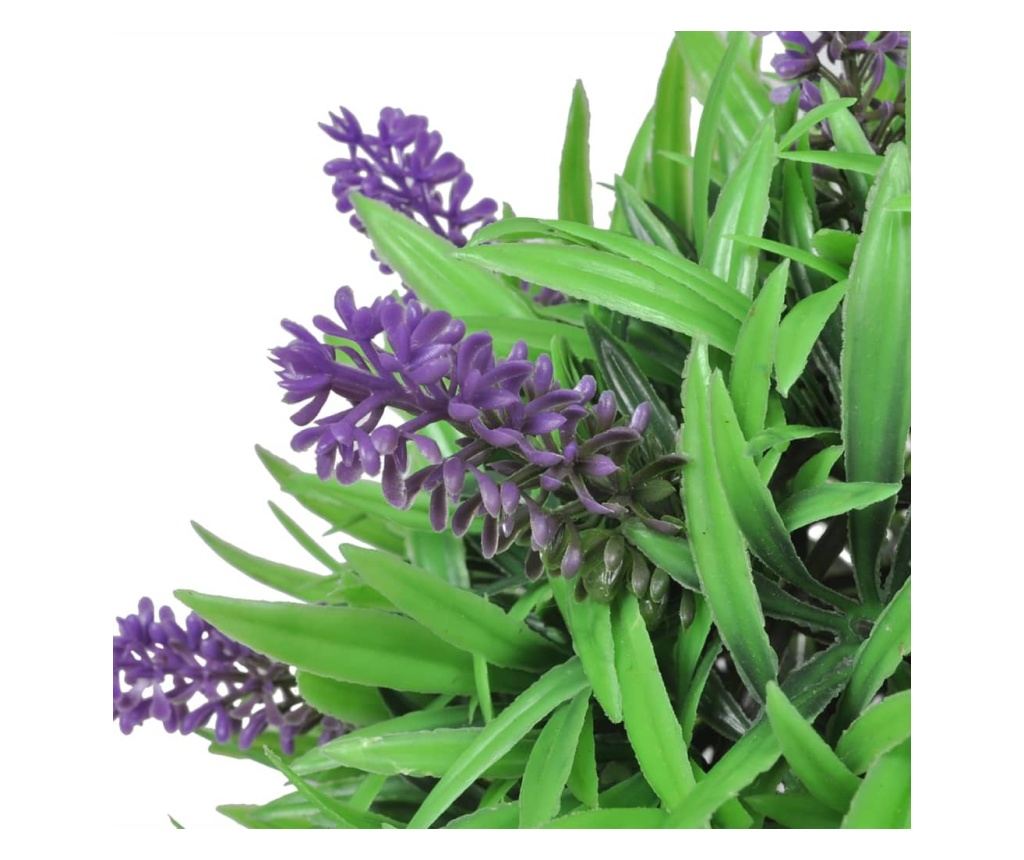 Set umjetnih ukrasnih grmova kugla s lavandom, 2 kom., 28 cm - 3