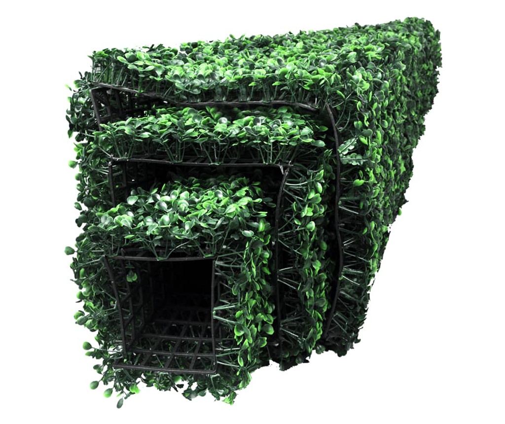 Umjetni ukrasni grmovi piramida na stabljici, 3 kom. - 3