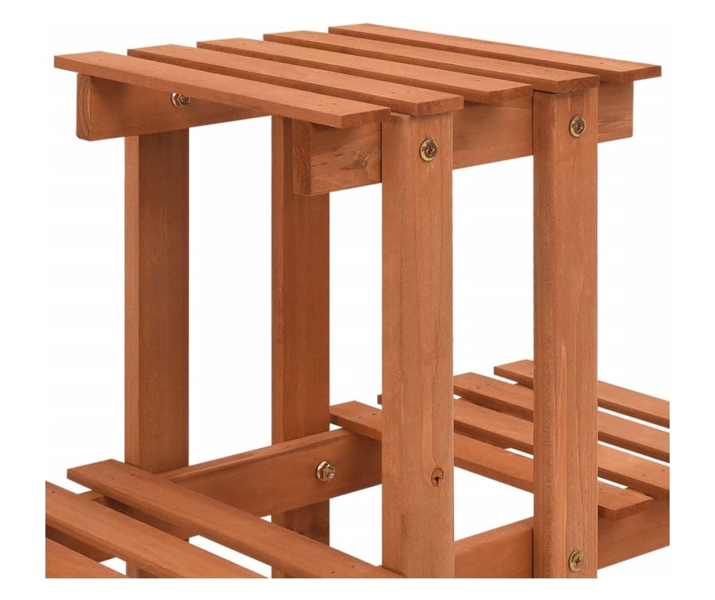 Stalak za biljke 83 x 25 x 132 cm od masivne jelovine - 6